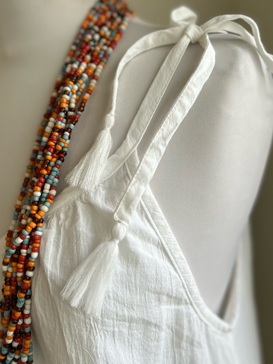 NWT Old Navy Sleeveless Tie-Shoulder All-Day Maxi Swing Dress M - Picture 11 of 15